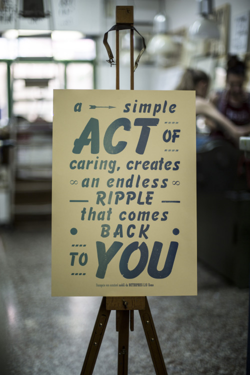 Manifesto — A Simple Act of Caring Creates an Endless Ripple That Comes Back to You
