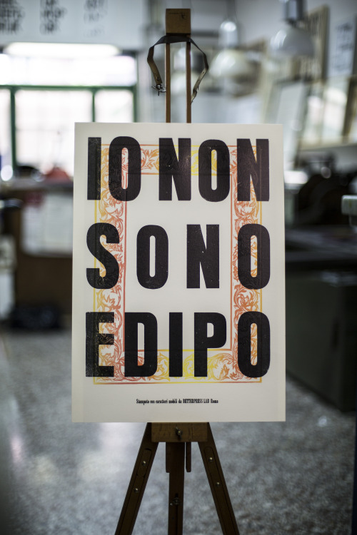 Manifesto — IO NON SONO EDIPO